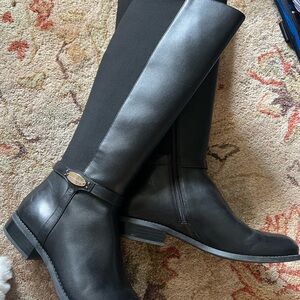Michael Kors Black Leather Boots